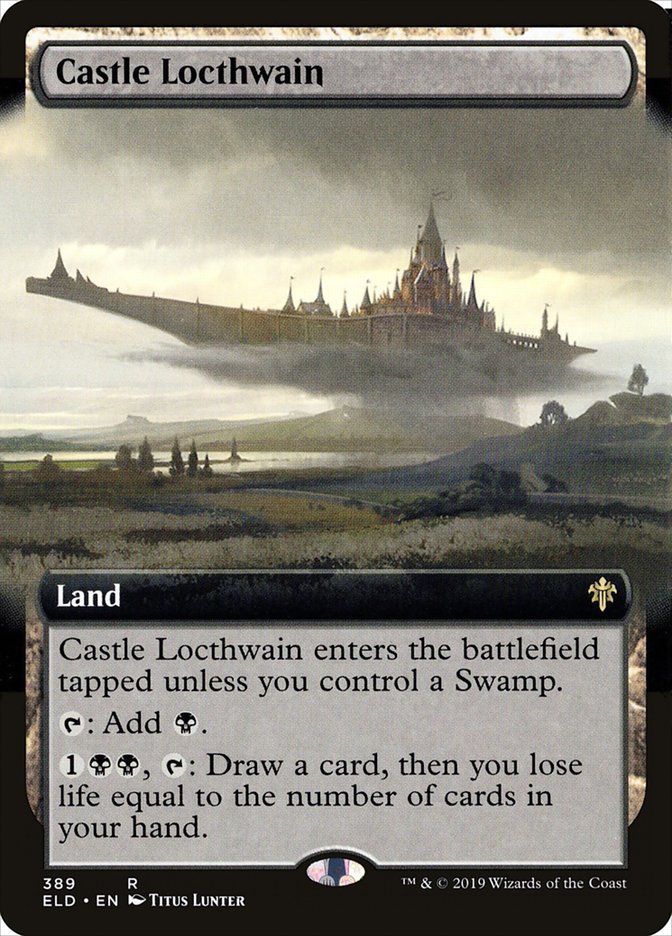 Castle Locthwain (Extended Art) [Throne of Eldraine] | Game Haven TX