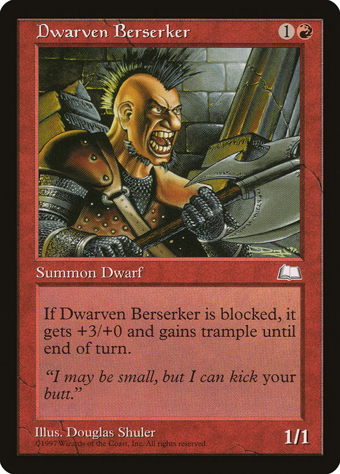 Dwarven Berserker [Weatherlight] | Game Haven TX