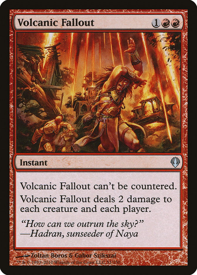 Volcanic Fallout [Archenemy] | Game Haven TX