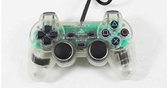 PS1 Controller Clear Dual Shock Controller - Playstation | Game Haven TX