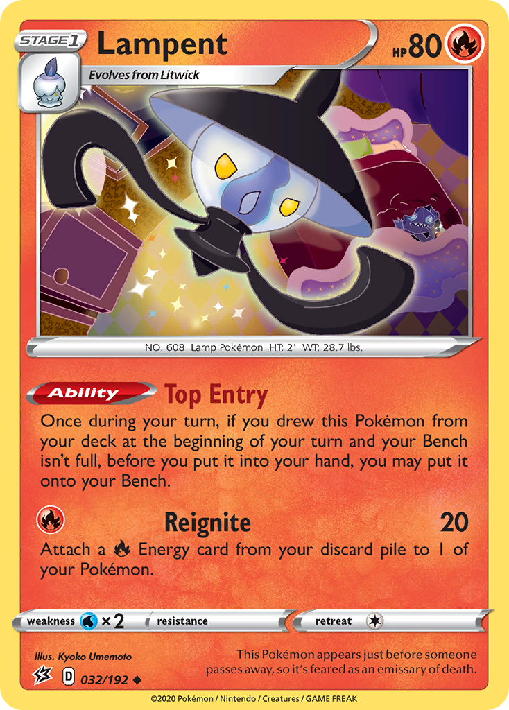 Lampent (032/192) [Sword & Shield: Rebel Clash] | Game Haven TX