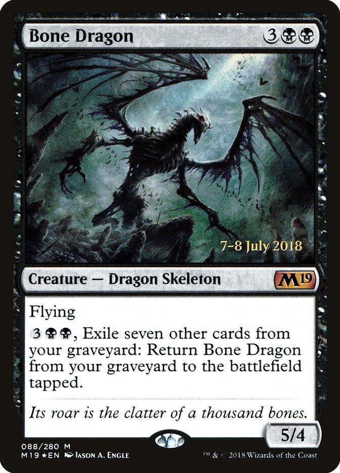 Bone Dragon [Core Set 2019 Promos] | Game Haven TX