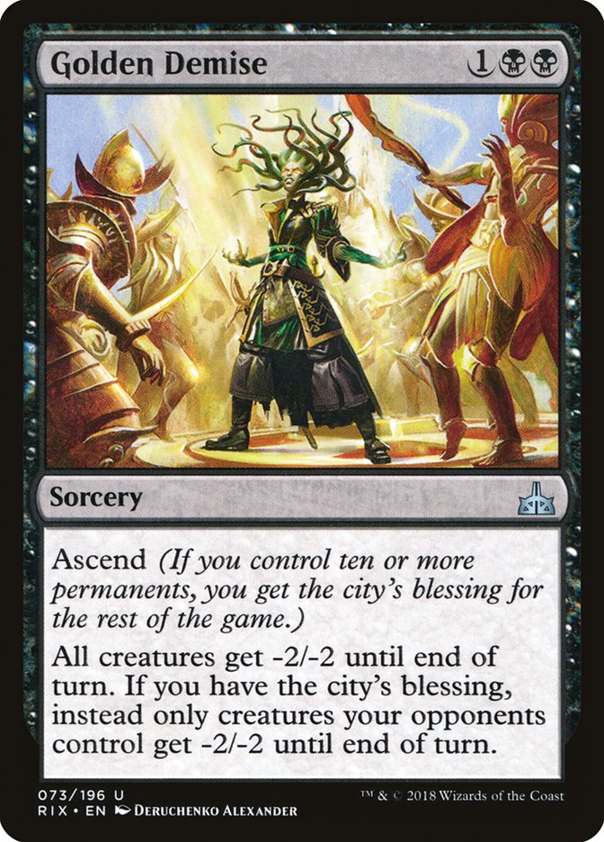 Golden Demise [Rivals of Ixalan] | Game Haven TX