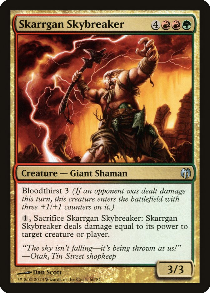 Skarrgan Skybreaker [Duel Decks: Heroes vs. Monsters] | Game Haven TX