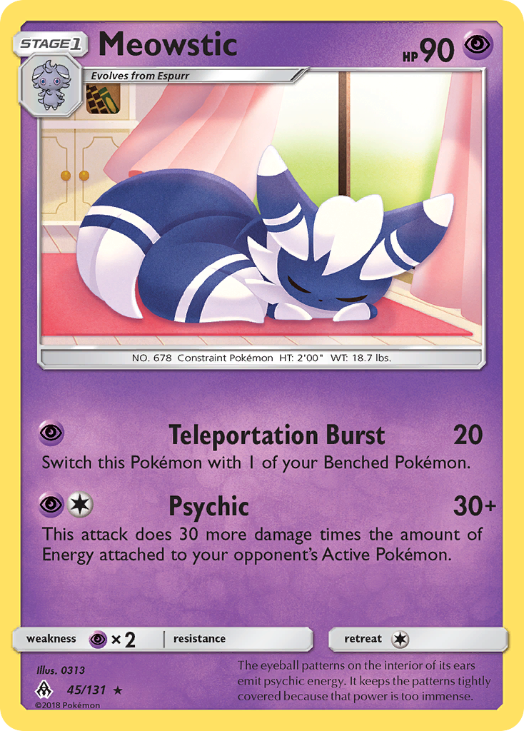 Meowstic (45/131) [Sun & Moon: Forbidden Light] | Game Haven TX