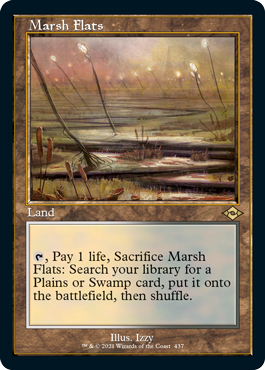 Marsh Flats (Retro Etched Foil) [Modern Horizons 2] | Game Haven TX
