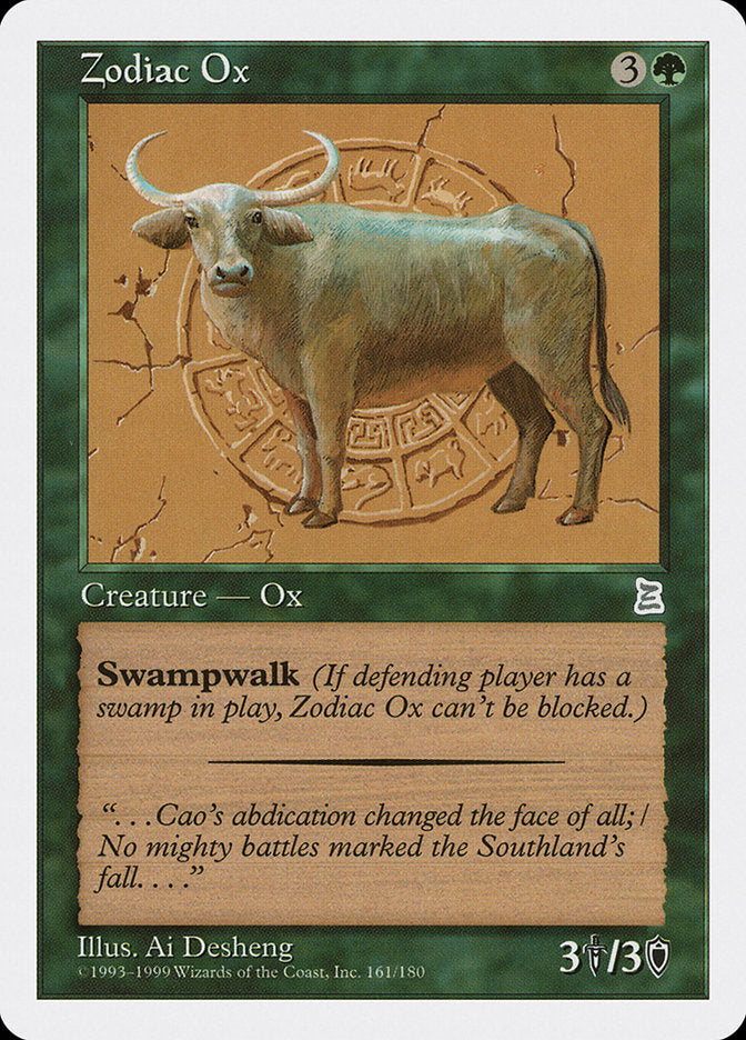 Zodiac Ox [Portal Three Kingdoms] | Game Haven TX