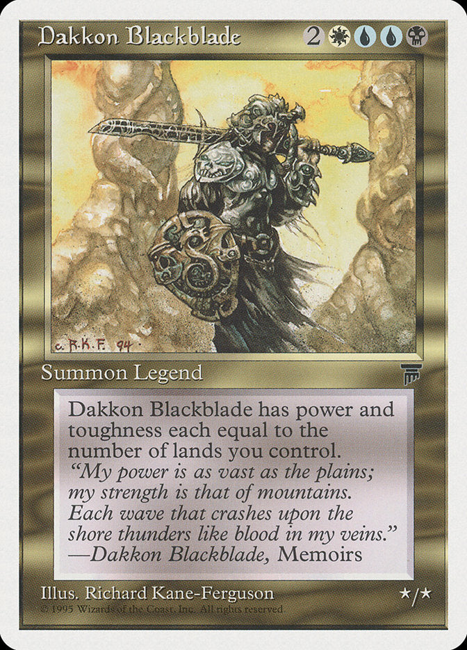 Dakkon Blackblade [Chronicles] | Game Haven TX