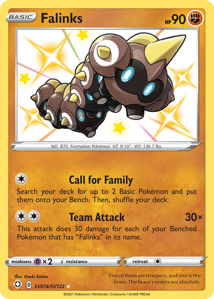 Falinks (SV074/SV122) [Sword & Shield: Shining Fates] | Game Haven TX