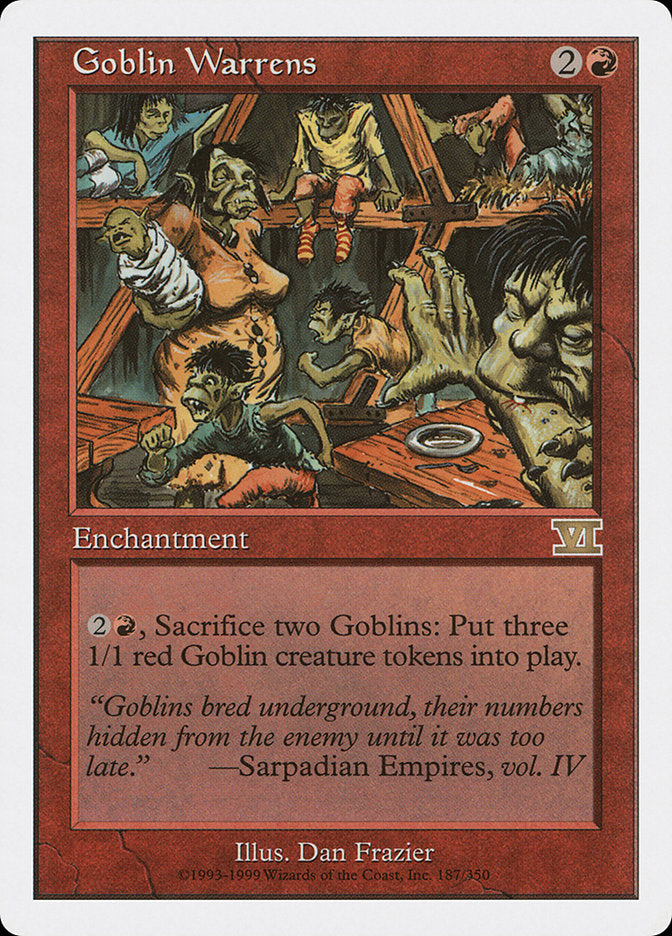 Goblin Warrens [Classic Sixth Edition] | Game Haven TX
