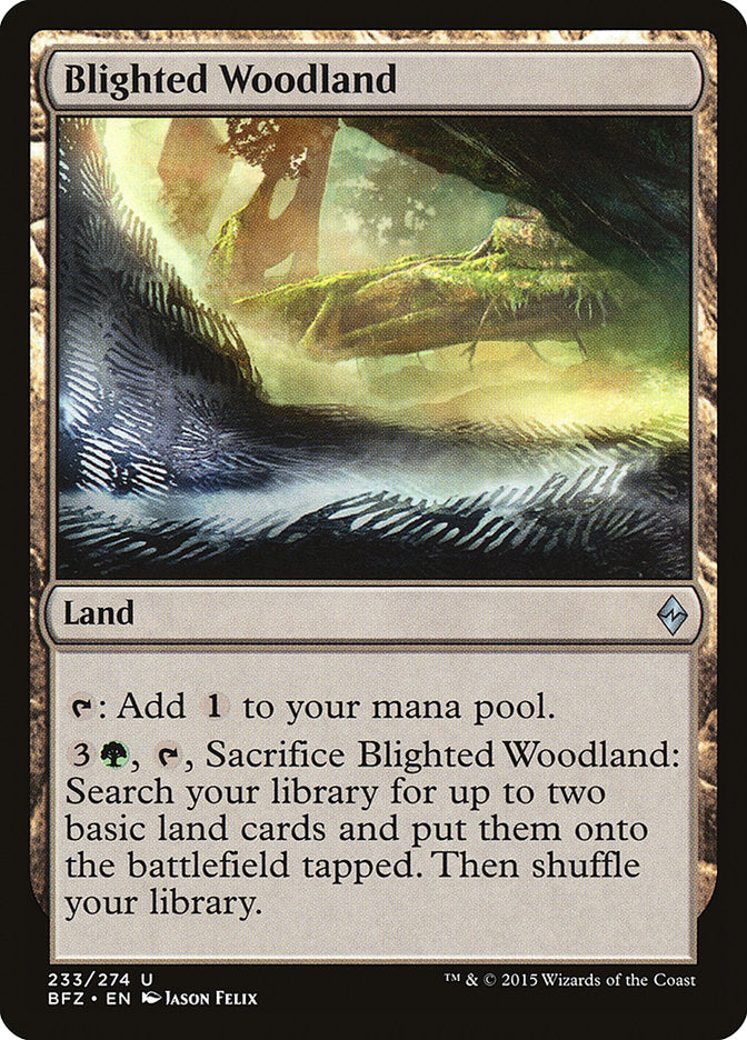 Blighted Woodland [Battle for Zendikar] | Game Haven TX