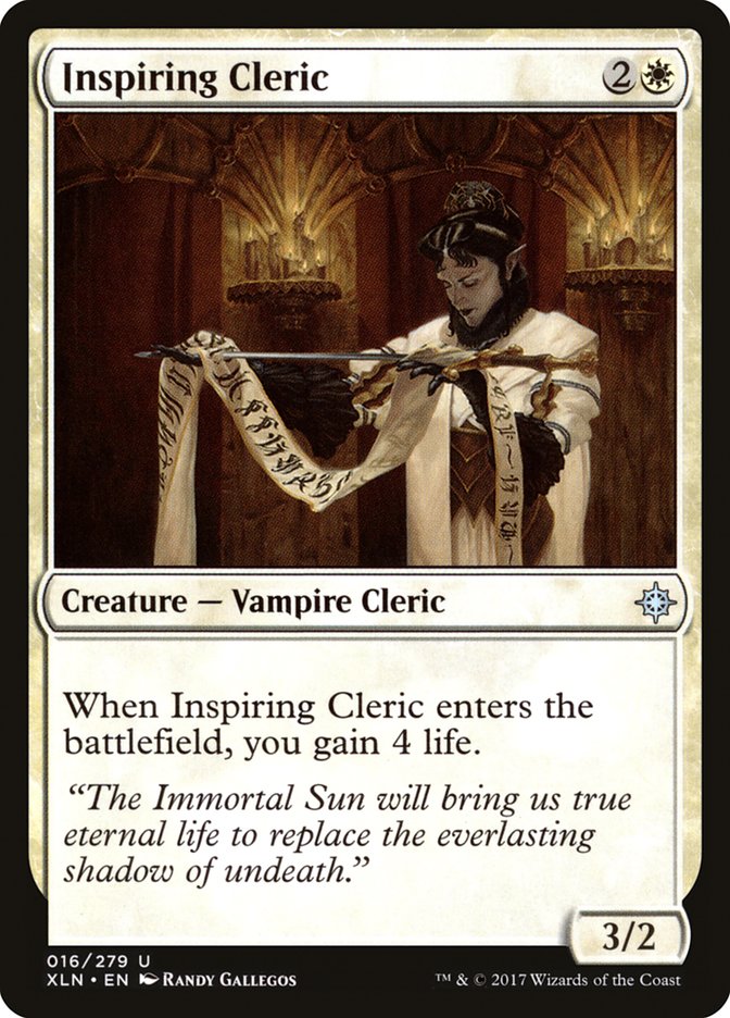 Inspiring Cleric [Ixalan] | Game Haven TX