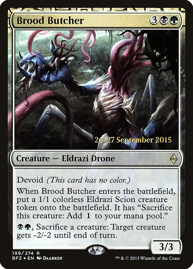 Brood Butcher [Battle for Zendikar Promos] | Game Haven TX