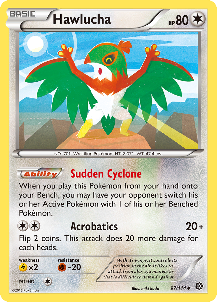 Hawlucha (97/114) [XY: Steam Siege] | Game Haven TX