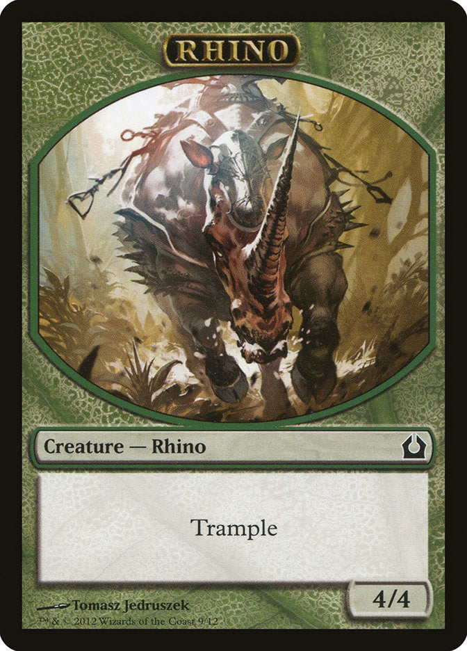 Rhino [Return to Ravnica Tokens] | Game Haven TX
