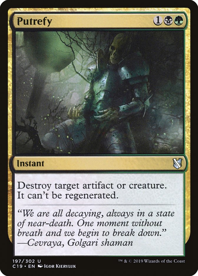 Putrefy [Commander 2019] | Game Haven TX