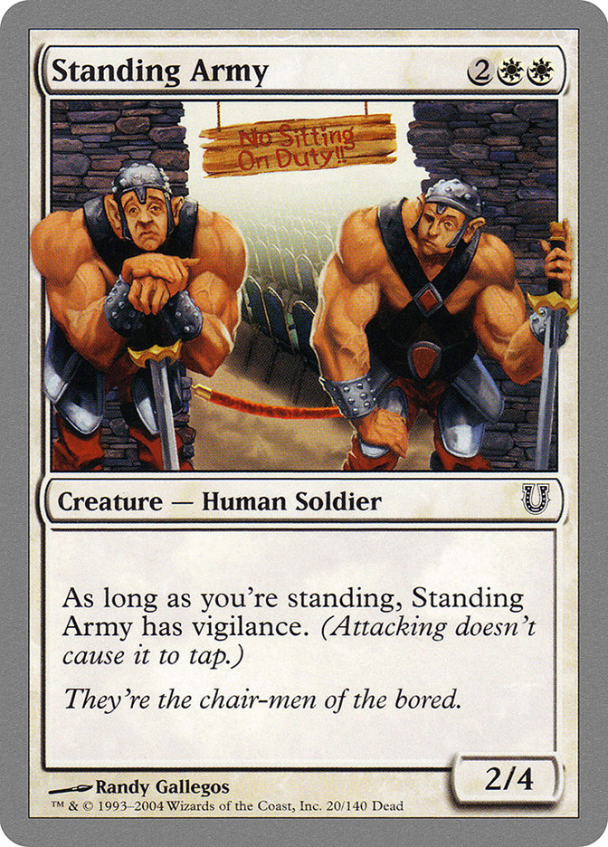 Standing Army [Unhinged] | Game Haven TX