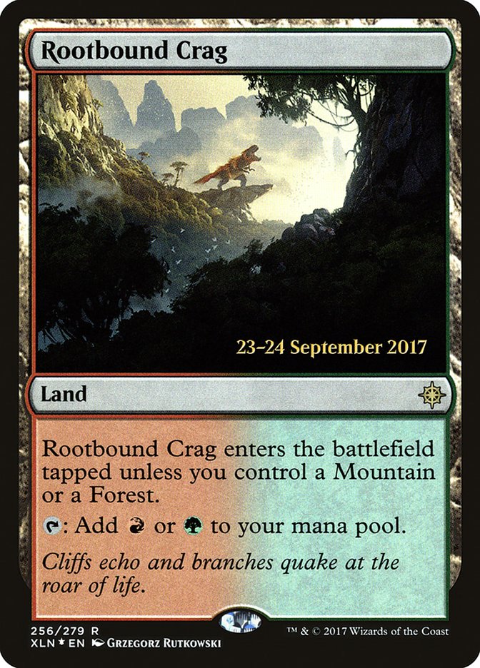 Rootbound Crag [Ixalan Promos] | Game Haven TX