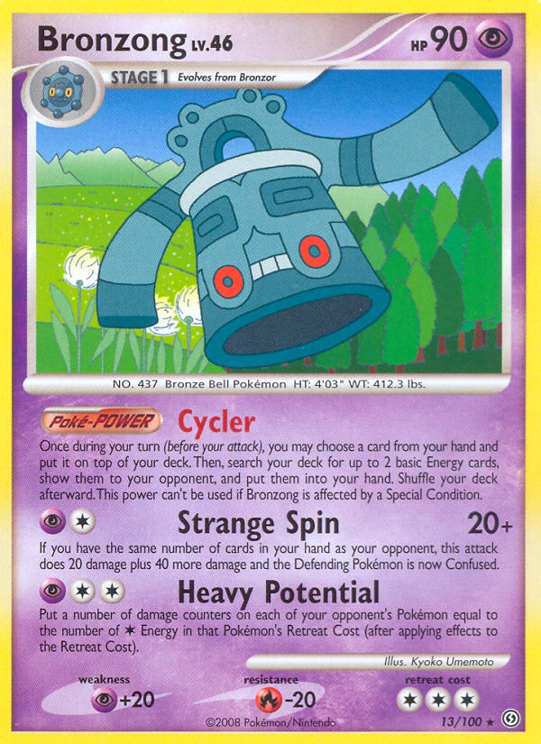 Bronzong (13/100) [Diamond & Pearl: Stormfront] | Game Haven TX