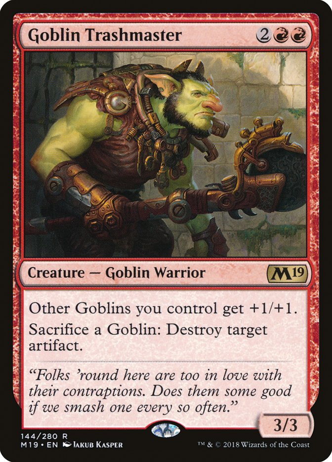 Goblin Trashmaster [Core Set 2019] | Game Haven TX
