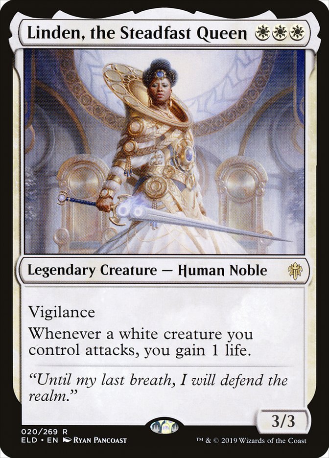 Linden, the Steadfast Queen [Throne of Eldraine] | Game Haven TX