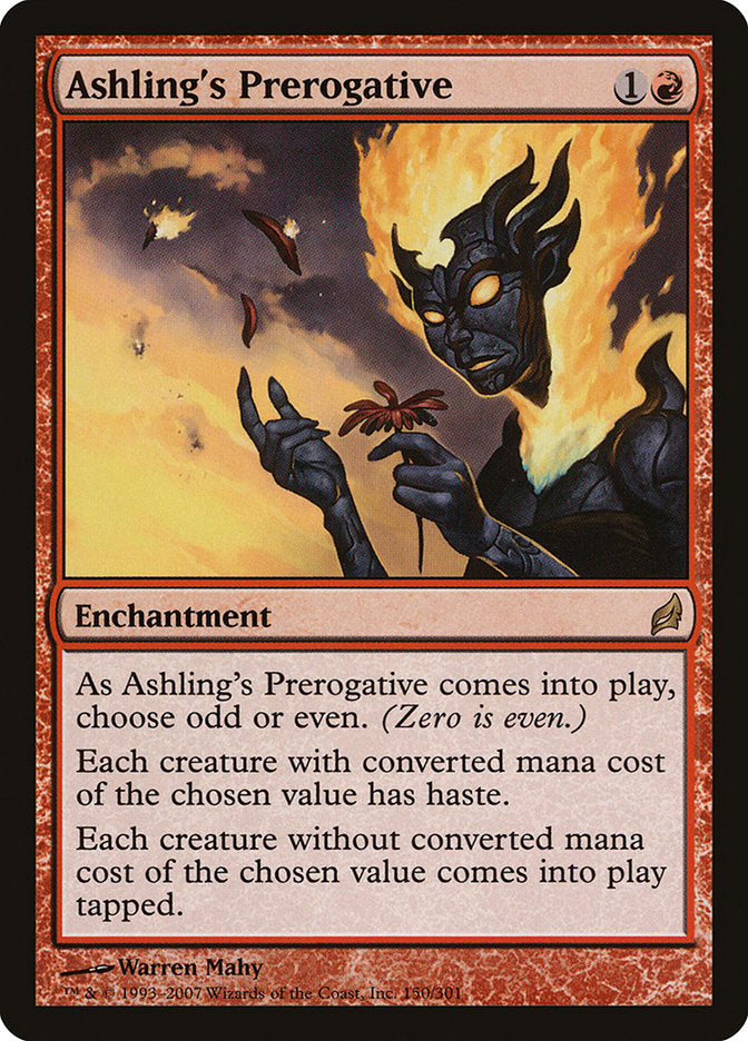 Ashling's Prerogative [Lorwyn] | Game Haven TX