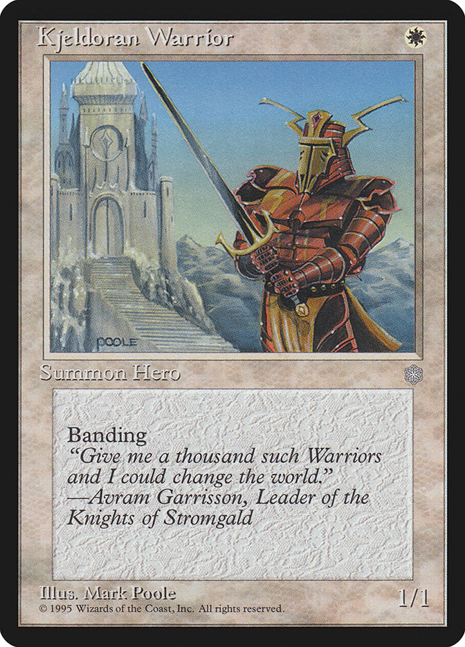 Kjeldoran Warrior [Ice Age] | Game Haven TX