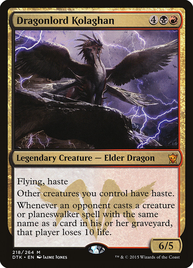Dragonlord Kolaghan [Dragons of Tarkir] | Game Haven TX