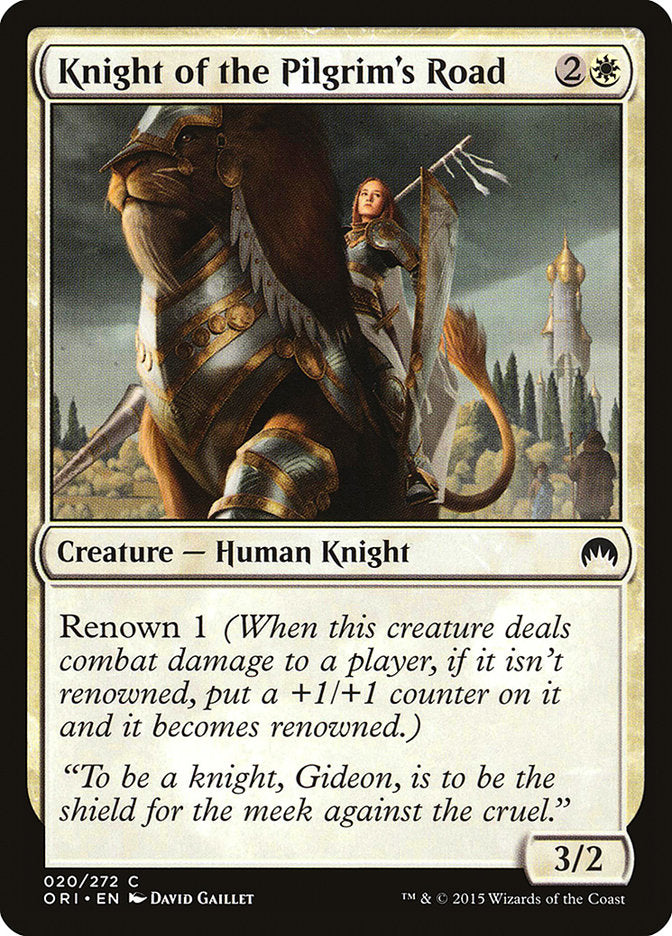 Knight of the Pilgrim's Road [Magic Origins] | Game Haven TX