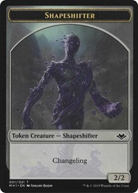 Shapeshifter (001) // Emblem - Serra the Benevolent (020) Double-sided Token [Modern Horizons Tokens] | Game Haven TX