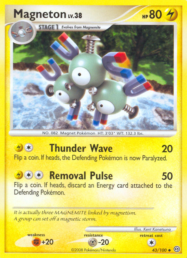 Magneton (43/100) [Diamond & Pearl: Stormfront] | Game Haven TX
