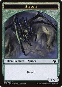 Spider // Spirit Double-Sided Token [Modern Horizons Tokens] | Game Haven TX