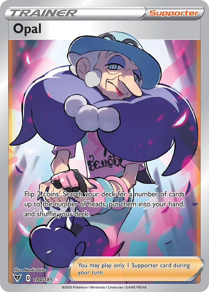 Opal (184/185) [Sword & Shield: Vivid Voltage] | Game Haven TX