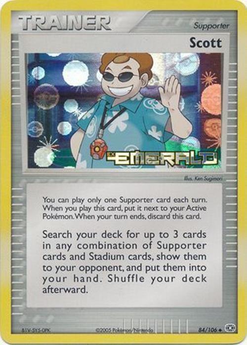 Scott (84/106) (Stamped) [EX: Emerald] | Game Haven TX