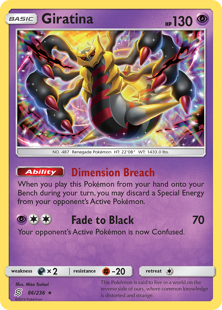 Giratina (86/236) [Sun & Moon: Unified Minds] | Game Haven TX