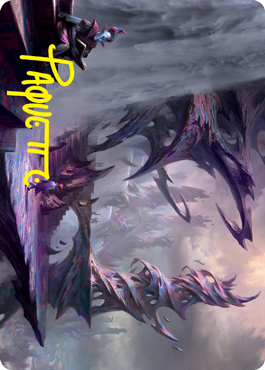 Prismari Campus Art Card (Gold-Stamped Signature) [Strixhaven: School of Mages Art Series] | Game Haven TX