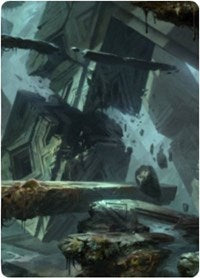 Swamp 3 Art Card [Zendikar Rising Art Series] | Game Haven TX