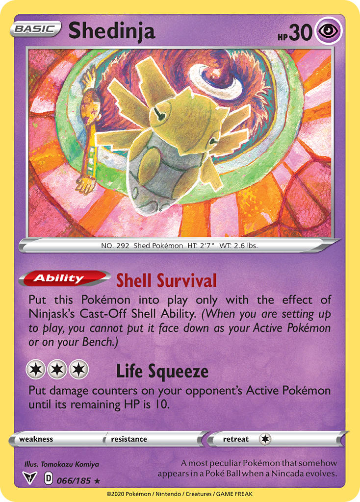 Shedinja (066/185) [Sword & Shield: Vivid Voltage] | Game Haven TX