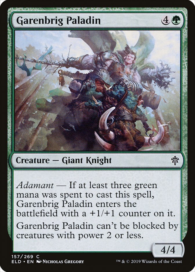 Garenbrig Paladin [Throne of Eldraine] | Game Haven TX