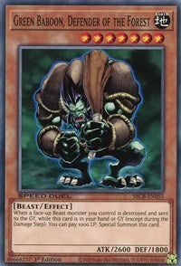 Green Baboon, Defender of the Forest [SBCB-EN053] Common | Game Haven TX