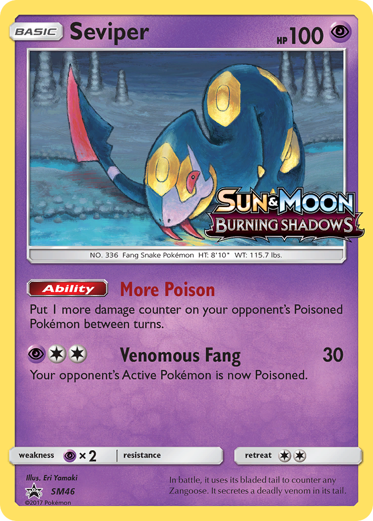 Seviper (SM46) [Sun & Moon: Black Star Promos] | Game Haven TX