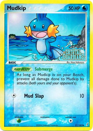 Mudkip (57/100) (Stamped) [EX: Crystal Guardians] | Game Haven TX