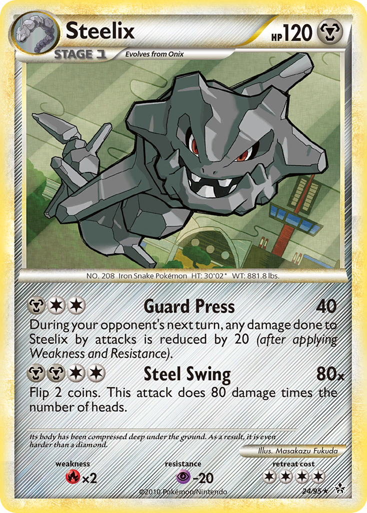 Steelix (24/95) [HeartGold & SoulSilver: Unleashed] | Game Haven TX