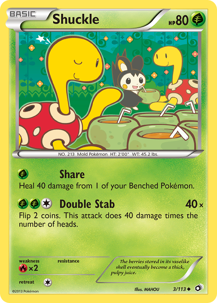 Shuckle (3/113) [Black & White: Legendary Treasures] | Game Haven TX