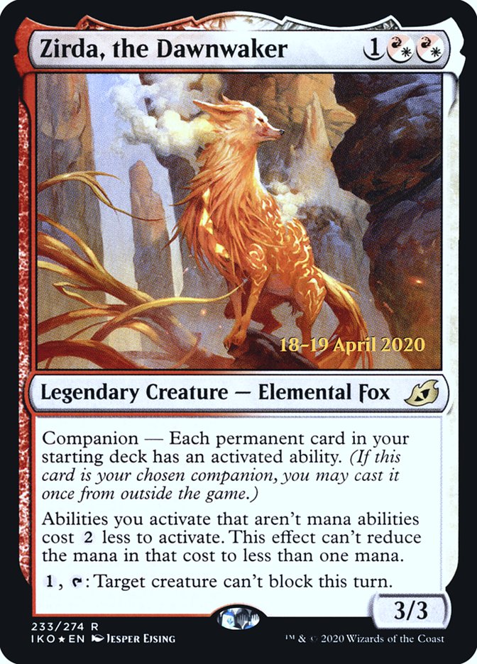 Zirda, the Dawnwaker [Ikoria: Lair of Behemoths Promos] | Game Haven TX