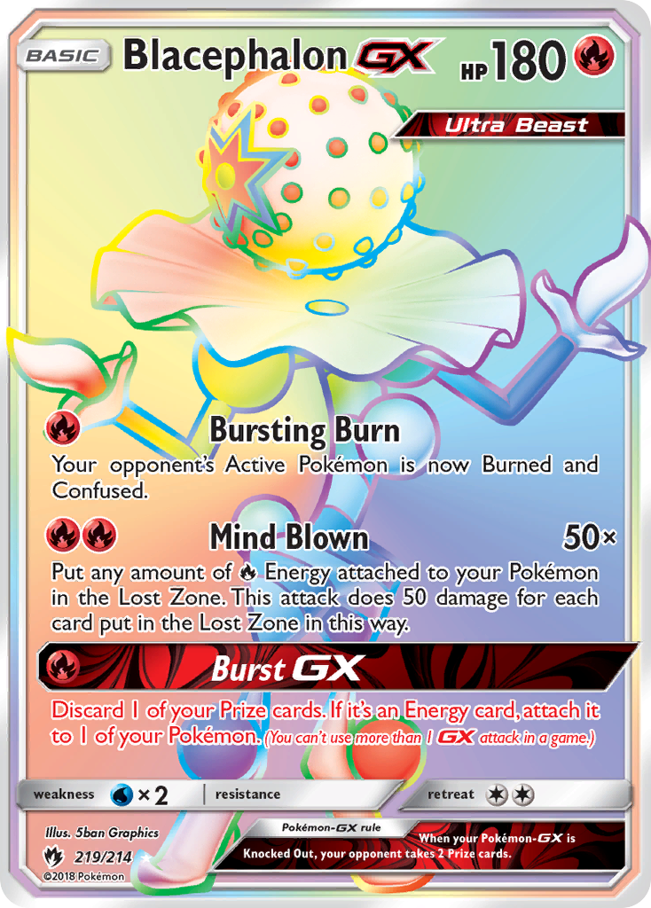 Blacephalon GX (219/214) [Sun & Moon: Lost Thunder] | Game Haven TX