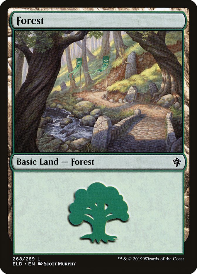 Forest (268) [Throne of Eldraine] | Game Haven TX