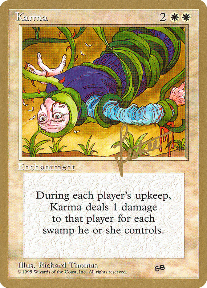 Karma (Bertrand Lestree) (SB) [Pro Tour Collector Set] | Game Haven TX