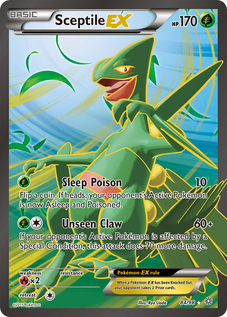 Sceptile EX (84/98) [XY: Ancient Origins] | Game Haven TX