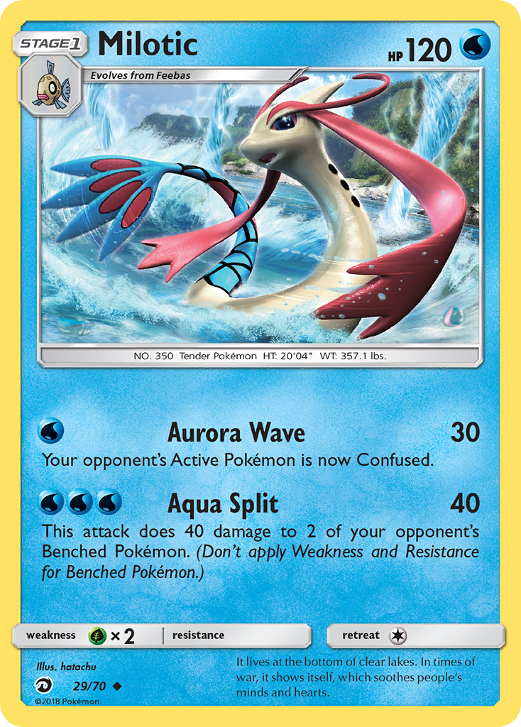 Milotic (29/70) [Sun & Moon: Dragon Majesty] | Game Haven TX